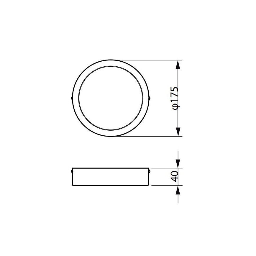 Philips - LED-Deckenleuchte LEDINAIRE LED/10,5W/230V 3000K IP40
