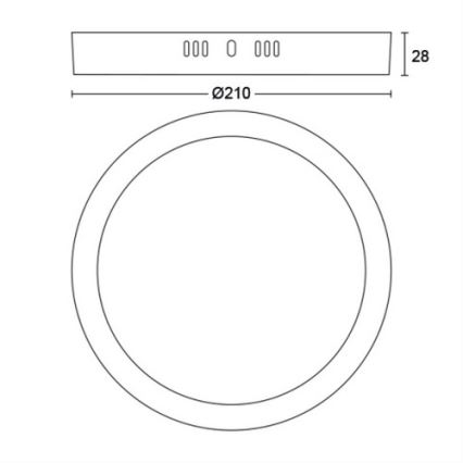 Philips - LED-Deckenleuchte LED/12W/230V 2700K weiß