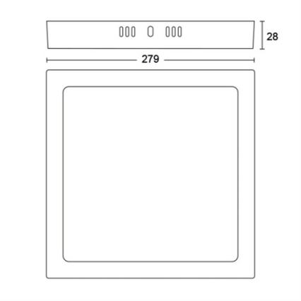 Philips - LED-Deckenleuchte LED/20W/230V 2700K schwarz