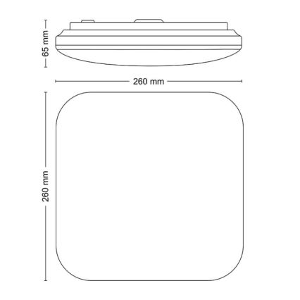 Philips - LED-Deckenleuchte LED/12W/230V 4000K