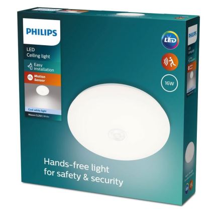 Philips - LED-Deckenleuchte mit Sensor LED/16W/230V 4000K