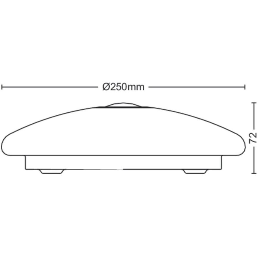 Philips – LED-Deckenleuchte mit Sensor MAUVE LED/6W/230V