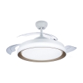 Philips - LED-Deckenleuchte mit Ventilator, 35 W, 230 V, 5500/4000/2700 K, goldfarben + Fernbedienung