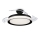 Philips - LED-Deckenleuchte mit Ventilator BLISS LED/35W/230V 5500/4000/2700K schwarz + Fernbedienung