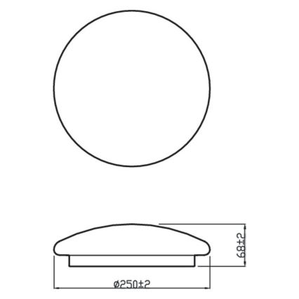 Philips - LED-Deckenleuchte MOIRE LED/10W/230V