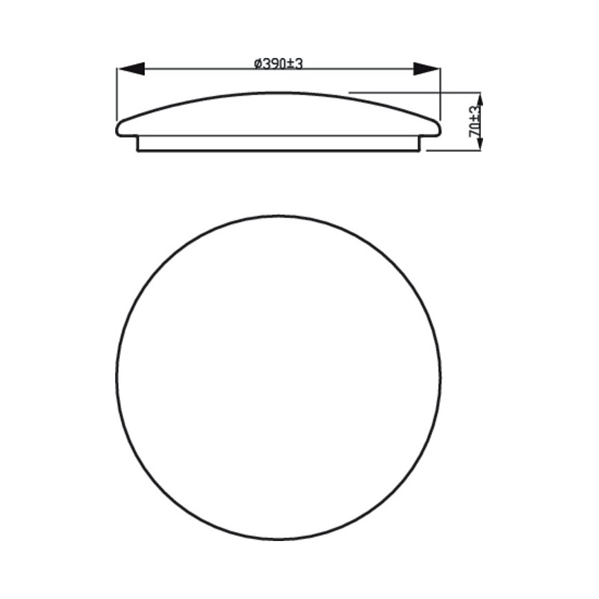 Philips - LED-Deckenleuchte LED/20W/230V 2700K