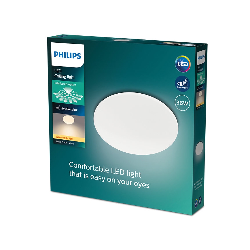 Philips - LED-Deckenleuchte MOIRE LED/36W/230V 2700K