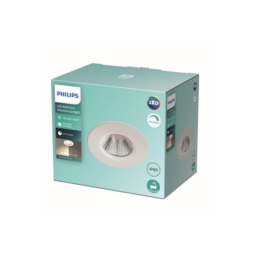 Philips - LED Dimmbare Badezimmerleuchte LED/5,5W/230V 2700K IP65