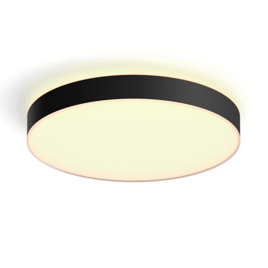 Philips - dimmbare Hue LED-Deckenleuchte, LED/48W/230V, 2200-6500K, Ø 551 mm, Schwarz + Fernbedienung