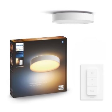 Philips - LED dimmbare Deckenleuchte Hue LED/33,5W/230V 2200-6500K Ø 425 mm Weiß + Fernbedienung