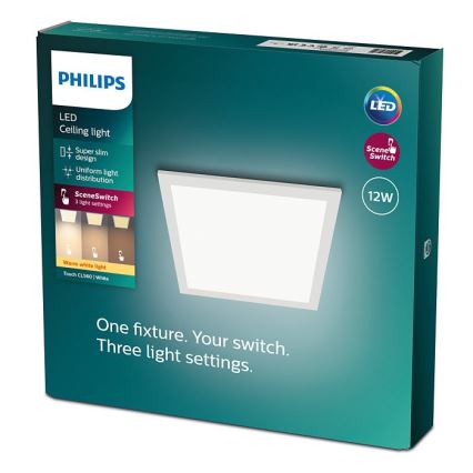 Philips - LED dimmbare Deckenleuchte SCENE SWITCH LED/12W/230V 2700K