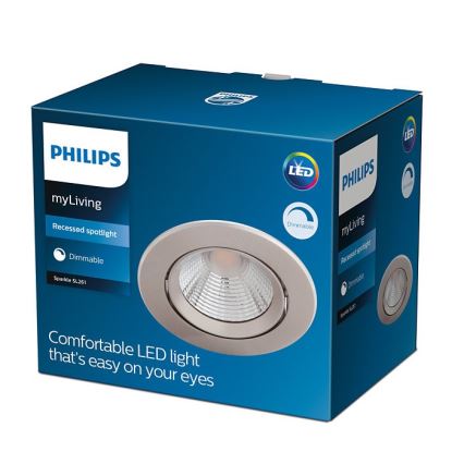 Philips - LED dimmbare Einbauleuchte LED/5,5W/230V