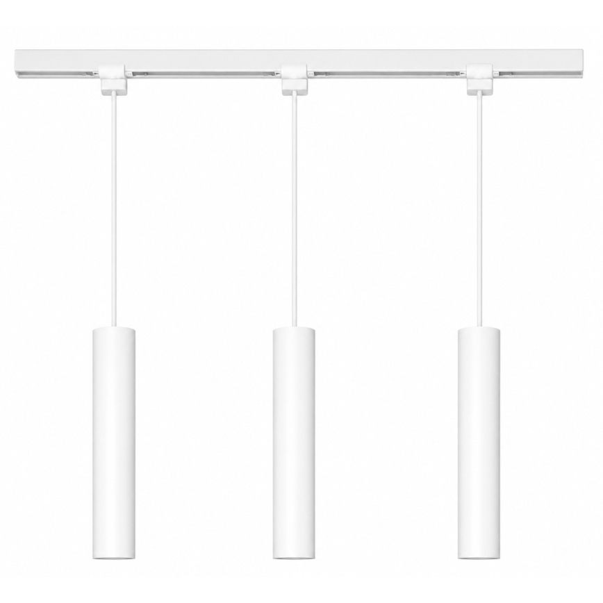 Philips - LED RGBW dimmbare Pendelleuchte mit Seilaufhängung im Schienensystem EASYLINK HUE 3xGU10/4,7W/230V 2200-6500K 1m weiß + Hue Bridge