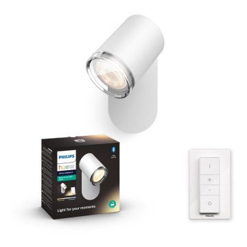 Philips - LED dimmbares Badezimmerleuchte Hue ADORE 1xGU10/5W/230V IP44 + Fernbedienung