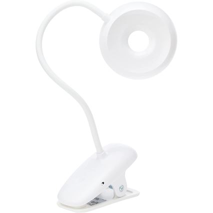 Philips - LED-Dimmleuchte mit Clip DONUTCLIP LED/3W/5V 1200 mAh CRI 90 Weiß
