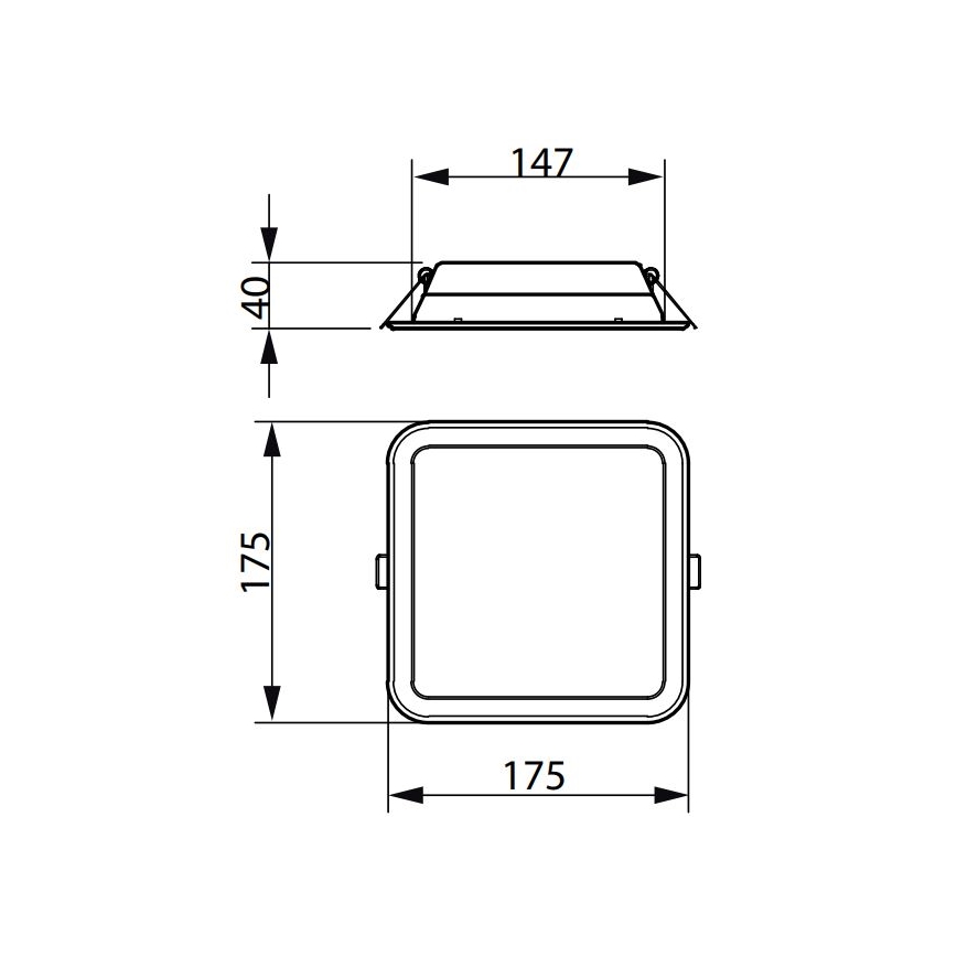 Philips - LED-Einbauleuchte LEDINAIRE SLIM LED/10,5W/230V