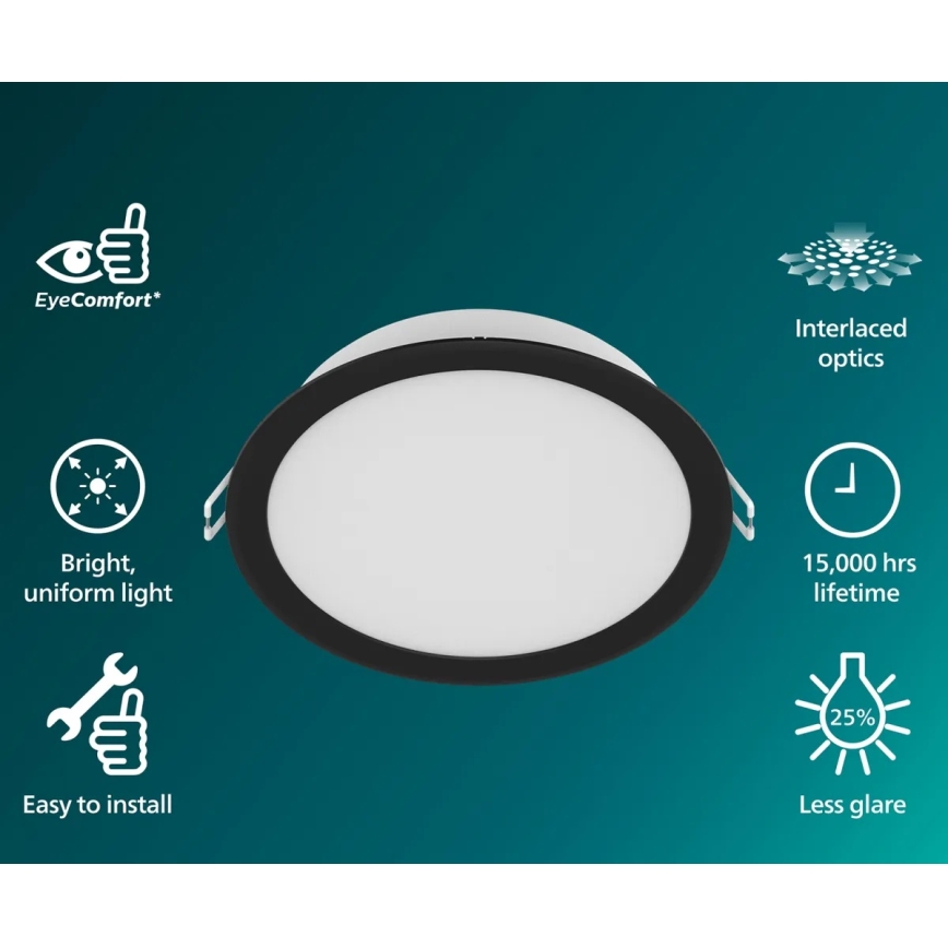 Philips - LED-Einbauleuchte MESON LED/16,5W/230V 4000K