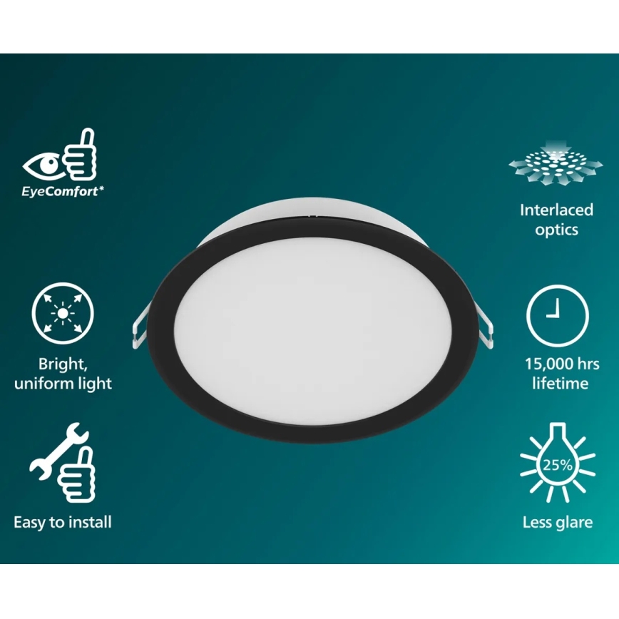 Philips - LED Einbauleuchte MESON LED/5,5W/230V 4000K