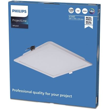 Philips - LED-Einbauleuchte PROJECTLINE LED/15W/230V 29,5x29,5 cm