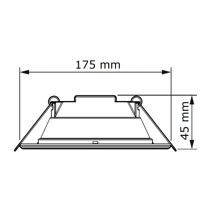 Philips - LED-Einbauleuchte SLIM LED/11W/230V 3000K