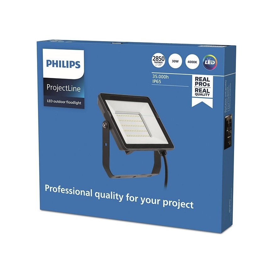 Philips – LED-Outdoor-Strahler PROJECTLINE LED/30W/230V IP65 4000K
