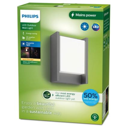 Philips - LED-Outdoor-Wandleuchte ARBOUR LED/3,8W/230V 2700K IP44
