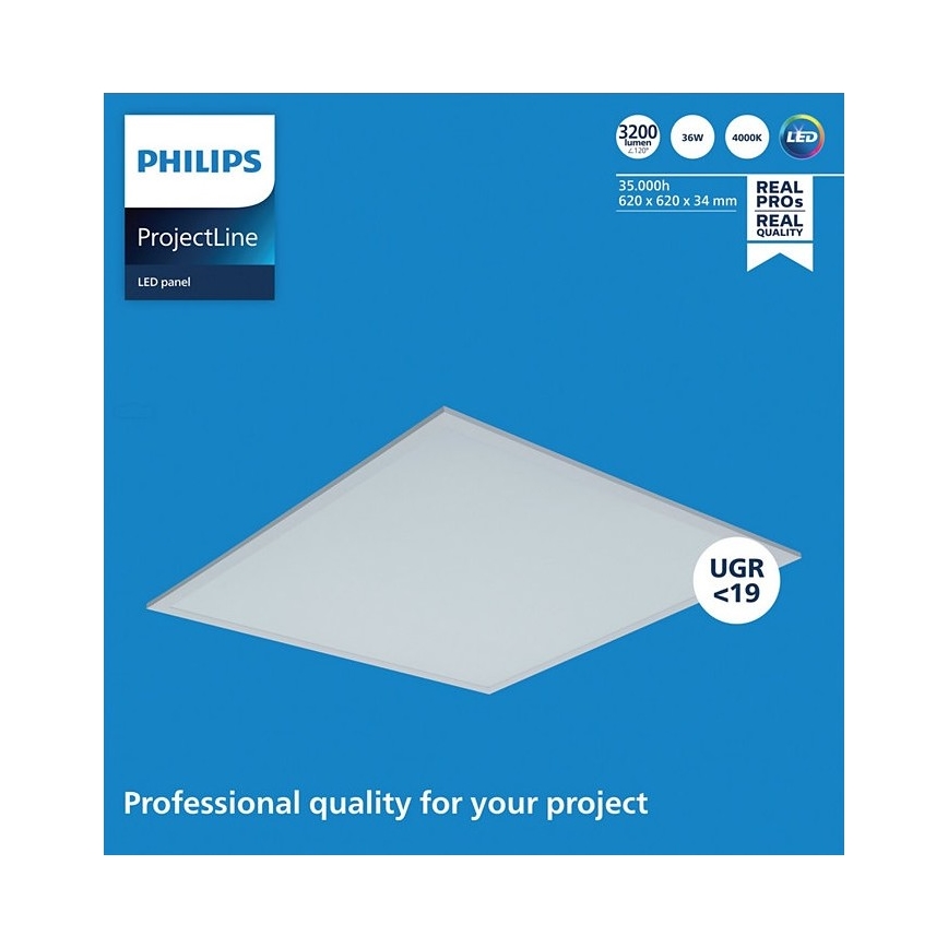 Philips - LED-Panel für abgehängte Decken PROJECTLINE LED/36W/230V 62x62 cm