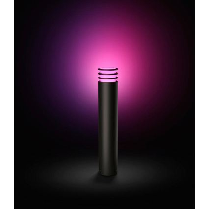 Philips - Hue LUCCA LED-RGB Außenleuchte, dimmbar, 1xE27/8,1W/230V, 77 cm, 1000-20000K, IP44