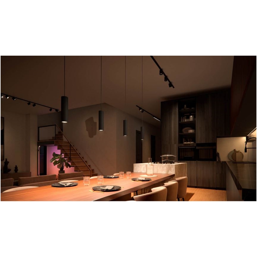 Philips - PERIFO LED RGB dimmbare Pendelleuchte mit Hängekabel für das Hue-Schienensystem LED RGB/5,2W/24V 2000-6500K