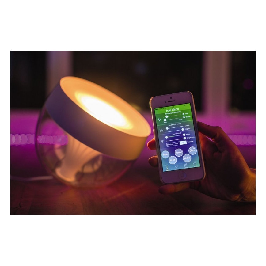Philips - LED RGB Tischlampe Hue IRIS LED/10W/230V weiß