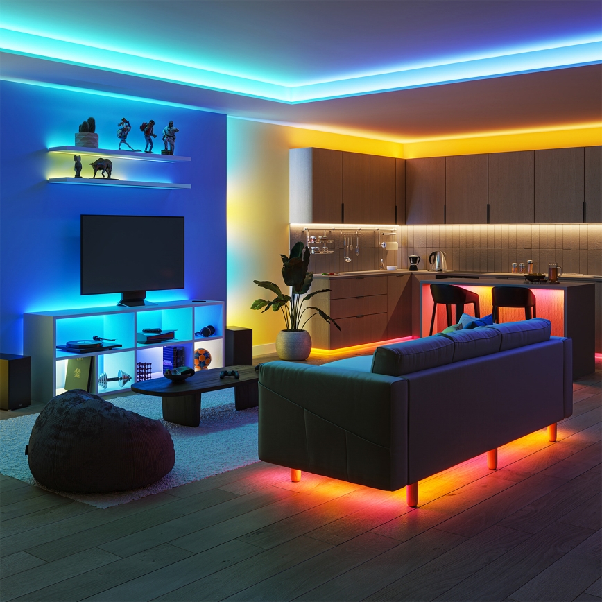 Philips - LED RGBIC dimmbarer LED-Streifen SMART STRIP 3m LED/13W/230V 2700-6500K Wi-Fi