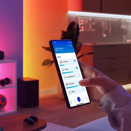 Philips - LED RGBIC dimmbarer LED-Streifen SMART STRIP 3m LED/13W/230V 2700-6500K Wi-Fi