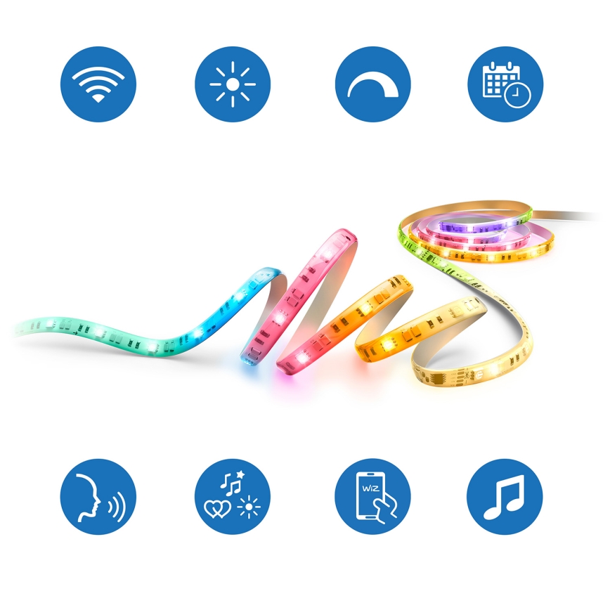 Philips - LED RGBIC dimmbarer LED-Streifen SMART STRIP 3m LED/13W/230V 2700-6500K Wi-Fi
