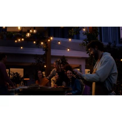 Philips - LED RGBW dimmbar Außen-Lichterkette Hue FESTAVIA 20xLED 14m IP65