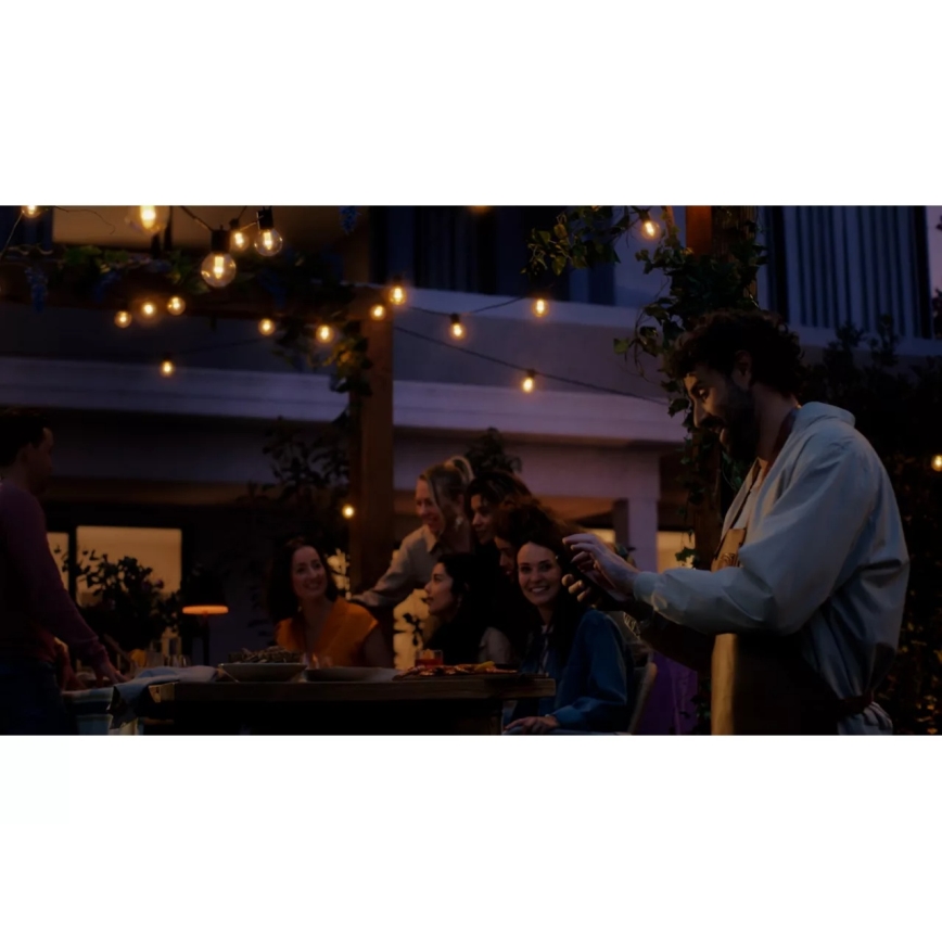 Philips - LED RGBW dimmbar Außen-Lichterkette Hue FESTAVIA 20xLED 14m IP65