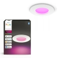 Philips - LED RGBW, dimmbar, Einbau-Deckenleuchte für das Badezimmer Hue SLIM LED/8,3W/230V 1000-20000K weiß IP44