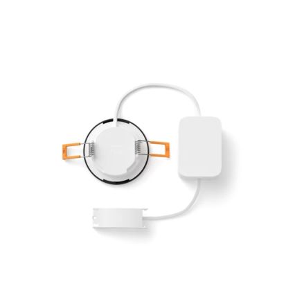 Philips - LED RGBW dimmbares Badezimmer-Deckeneinbauleuchte Hue SLIM LED/8,3W/230V 1000-20000K schwarz P44