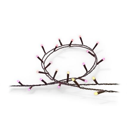 Philips - LED RGBW dimmbare Außen-Lichterkette HUE WHITE AND COLOR AMBIANCE 500xLED 44,4 m 2000-6500K IP54