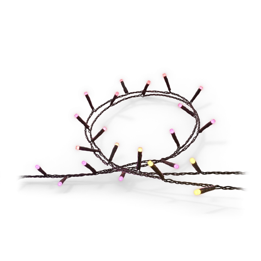 Philips - LED RGBW dimmbare Außen-Lichterkette HUE WHITE AND COLOR AMBIANCE 500xLED 44,4 m 2000-6500K IP54