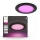 Philips - LED RGBW dimmbare Badezimmer-Einbauleuchte Hue SLIM LED/12W/230V 1000-20000K schwarz IP44