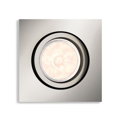 Philips - LED RGBW dimmbare Einbauleuchte DONEGAL 1xGU10/4,8W/230V + Fernbedienung