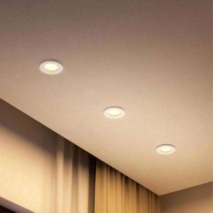 Philips - LED RGBW dimmbare Einbauleuchte PERIDOT 1xGU10/6,5W/230V 2700-6500K weiß