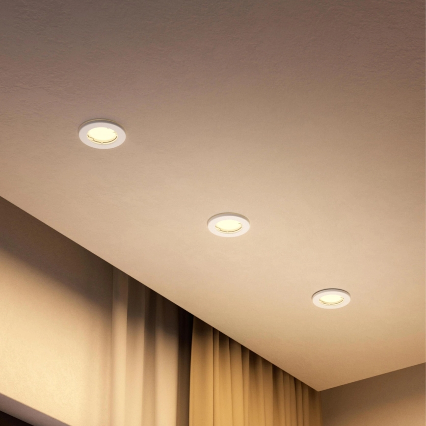 Philips - LED RGBW dimmbare Einbauleuchte PERIDOT 1xGU10/6,5W/230V 2700-6500K weiß