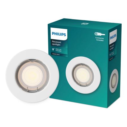 Philips - LED RGBW dimmbare Einbauleuchte PERIDOT 1xGU10/6,5W/230V 2700-6500K weiß
