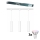 Philips - LED RGBW dimmbare Pendelleuchte an Kabel im EASYLINK HUE Schienensystem 3xGU10/4,7W/230V 2200–6500K 1m Weiß