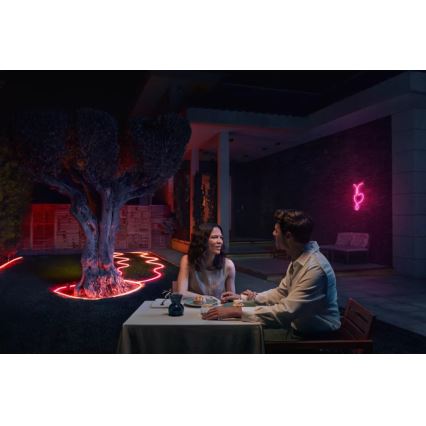 Philips - LED RGBW dimmbarer Outdoor-LED-Streifen Hue NEON 10m LED/30W/230V 2200-6500K IP67