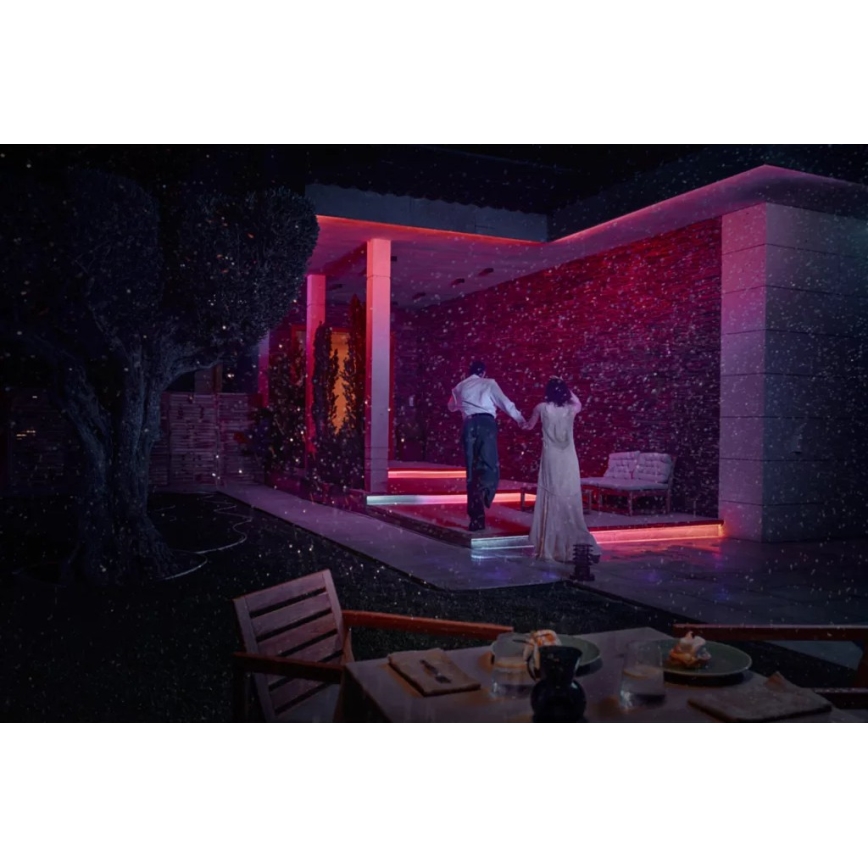 Philips - LED RGBW dimmbarer Außen-LED-Streifen Hue FLUX 5m LED/30W/230V 2200-6500K IP67 + Bewegungsmelder
