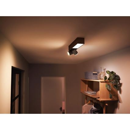 Philips - LED RGBW dimmbares Einbauleuchte Hue CENTRIS 2xGU10/4,2W/230V + LED/11W 2000-6500K