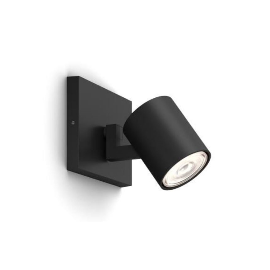 Philips - LED RGBW dimmbarer Deckenspot RUNNER 1xGU10/6,5W/230V 2700-6500K schwarz