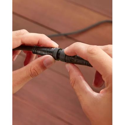 Philips - LED RGBW verlängerbare, dimmbare Außen-Lichterkette Hue FESTAVIA, 30× LED, 21 m, IP65